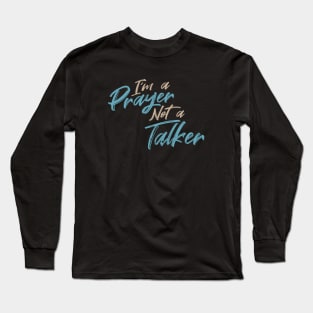 Christian Introvert Not A Talker Long Sleeve T-Shirt